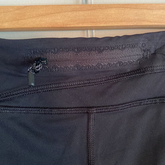 Ivivva Lululemon Hyper Track Crop leggings reflective Black size 12 - Picture 7 of 11